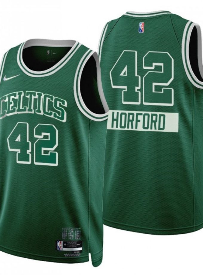 Men's Boston Celtics Al Horford #42 Nike Green 2021/22 Swingman NBA Jersey - City Edition