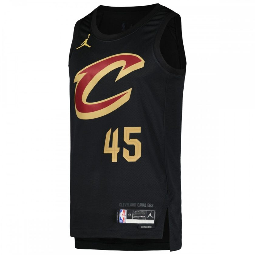 Donovan Mitchell Cleveland Cavaliers Jordan Brand Swingman Player Jersey - Statement Edition - Black