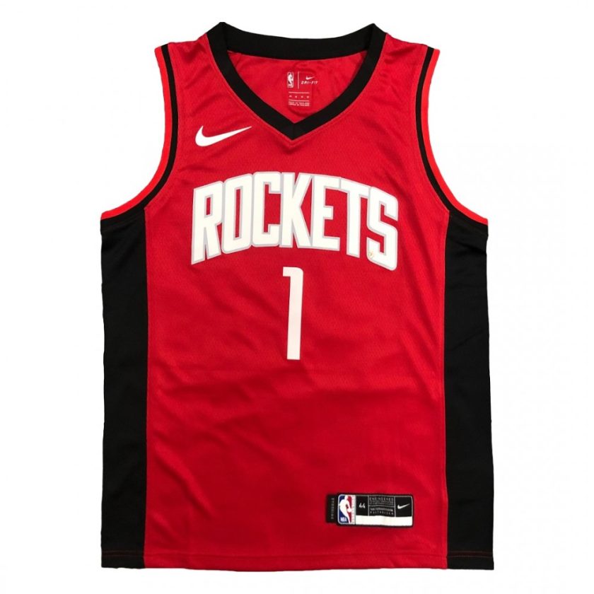 Men's Houston Rockets Tracy McGrady #1 Nike Red Swingman Jersey - Icon Edition