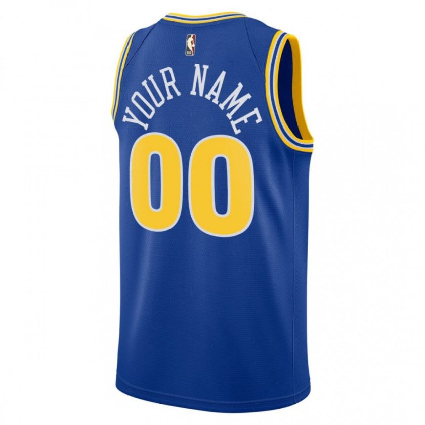 Golden State Warriors Nike Youth Custom Swingman Jersey - Classic Edition - Blue