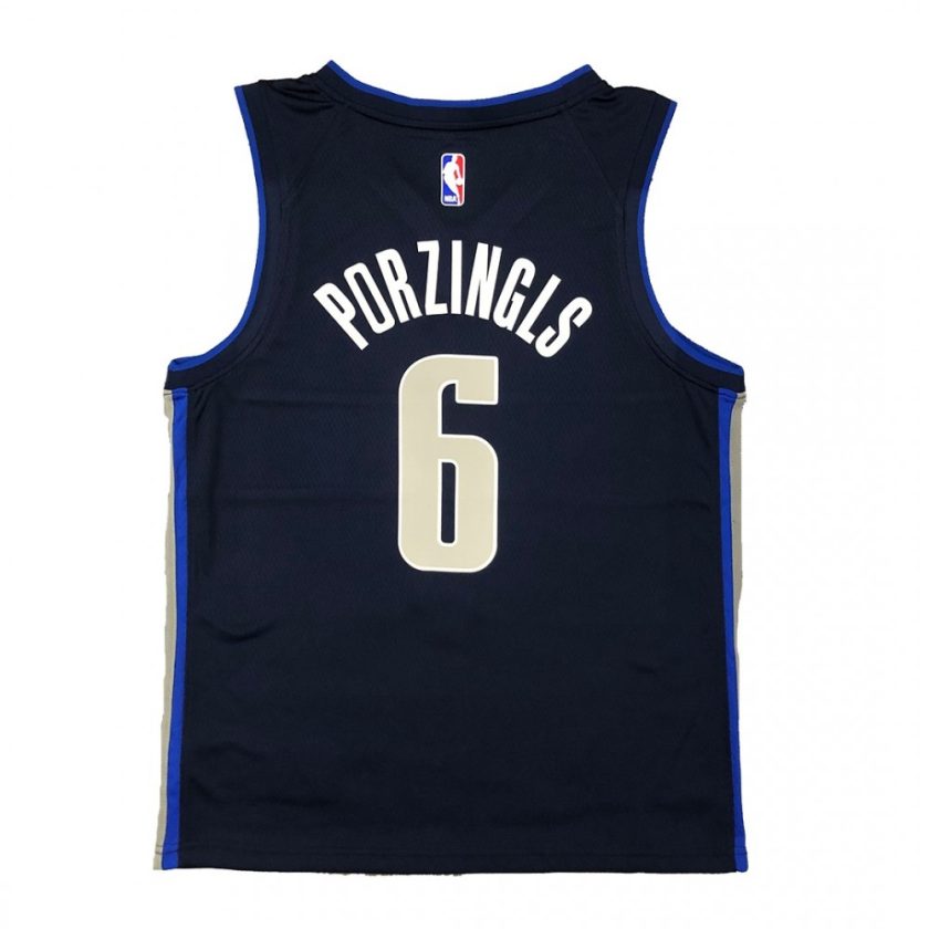 Men's Dallas Mavericks PORZINGIS #6 Nike Blue Swingman NBA Jersey