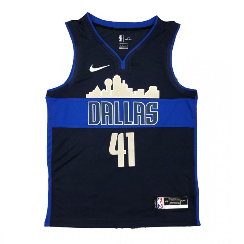 Men's Dallas Mavericks Dirk Nowitzki #41 Nike Blue Swingman Jersey