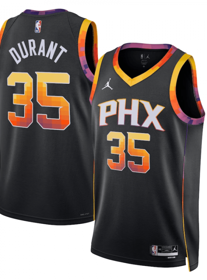 Kevin Durant Phoenix Suns Jordan Brand 2022/23 Statement Edition Swingman Jersey - Black