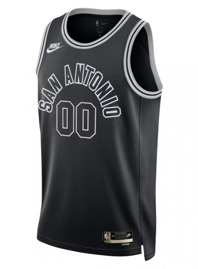 San Antonio Spurs Nike Unisex 2022/23 Custom Swingman Jersey - Classic Edition - Black