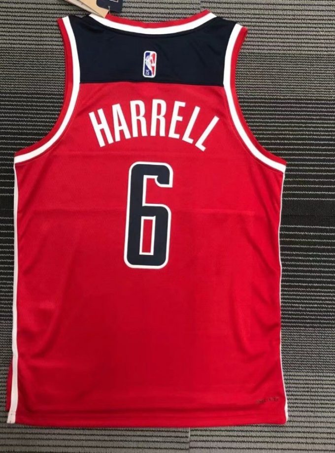 Men's Washington Wizards Montrezl Harrell #6 Nike Red 2021/22 Swingman NBA Jersey - Icon Edition