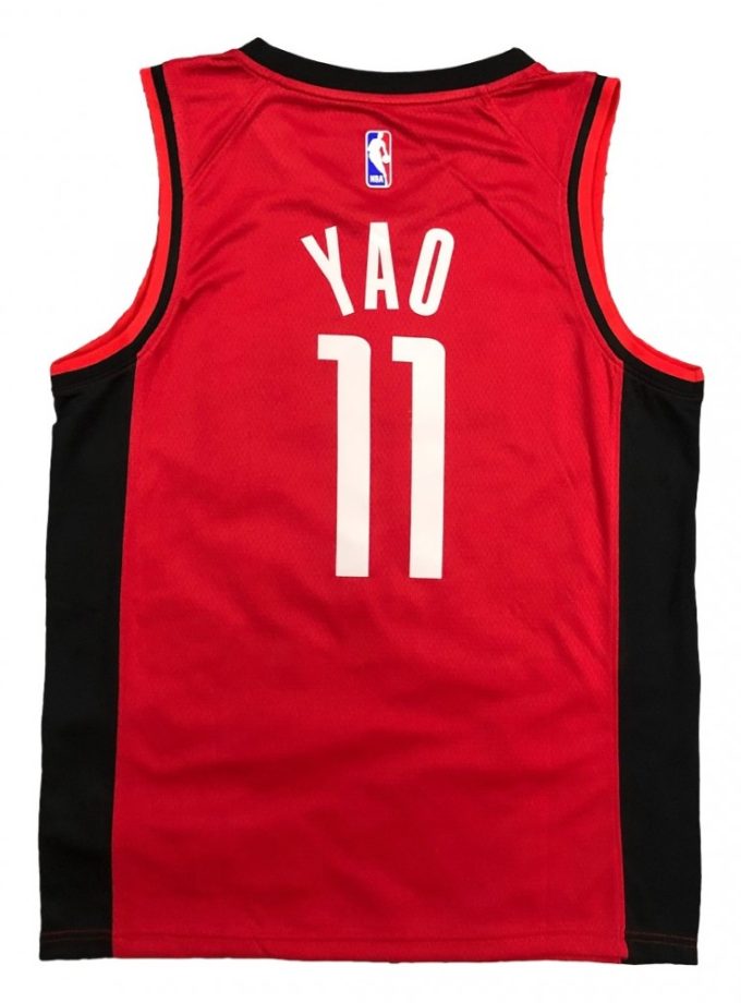 Men's Houston Rockets Yao Ming #11 Nike Red Swingman Jersey - Icon Edition