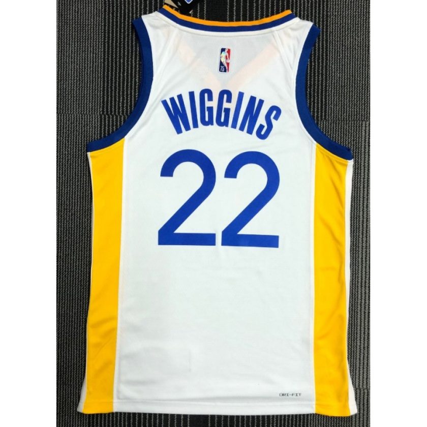 Men's Golden State Warriors Andrew Wiggins #22 Nike White 2021/22 Swingman Jersey - Association Edition