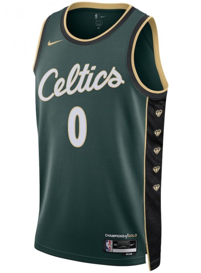 Jayson Tatum Boston Celtics Unisex Nike 2022/23 Swingman Jersey - City Edition - Kelly Green