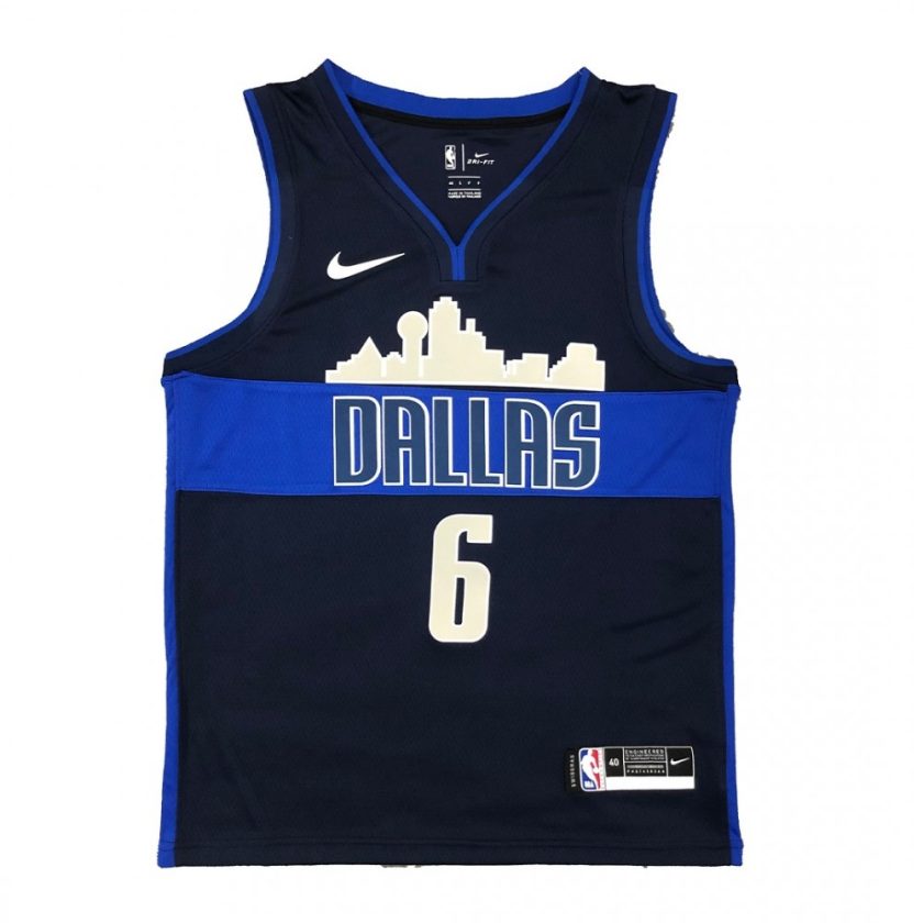 Men's Dallas Mavericks PORZINGIS #6 Nike Blue Swingman NBA Jersey