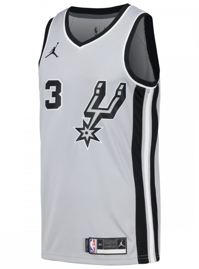 Keldon Johnson San Antonio Spurs Nike Swingman Player Jersey - Statement Edition - Silver