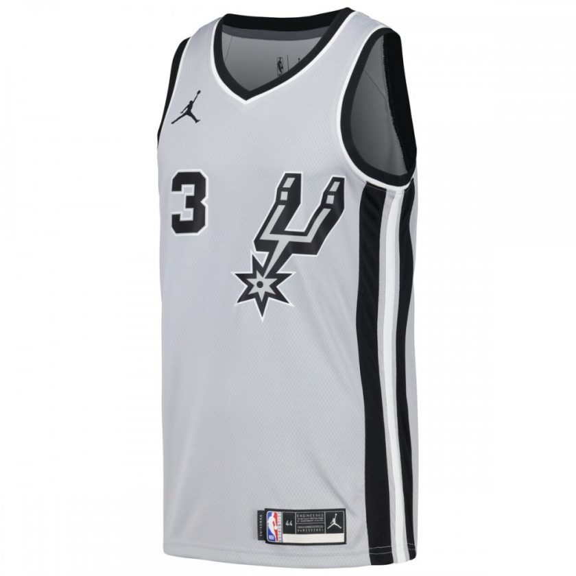 Keldon Johnson San Antonio Spurs Nike Swingman Player Jersey - Statement Edition - Silver