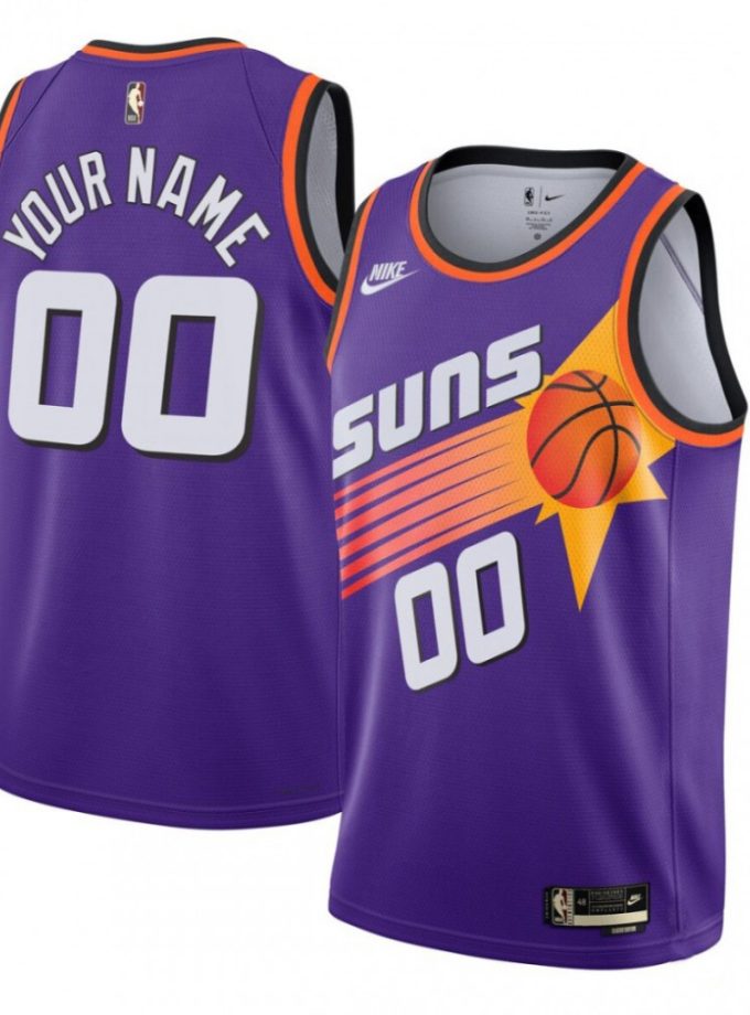 Phoenix Suns Nike Youth Custom Swingman Jersey - Classic Edition - Purple