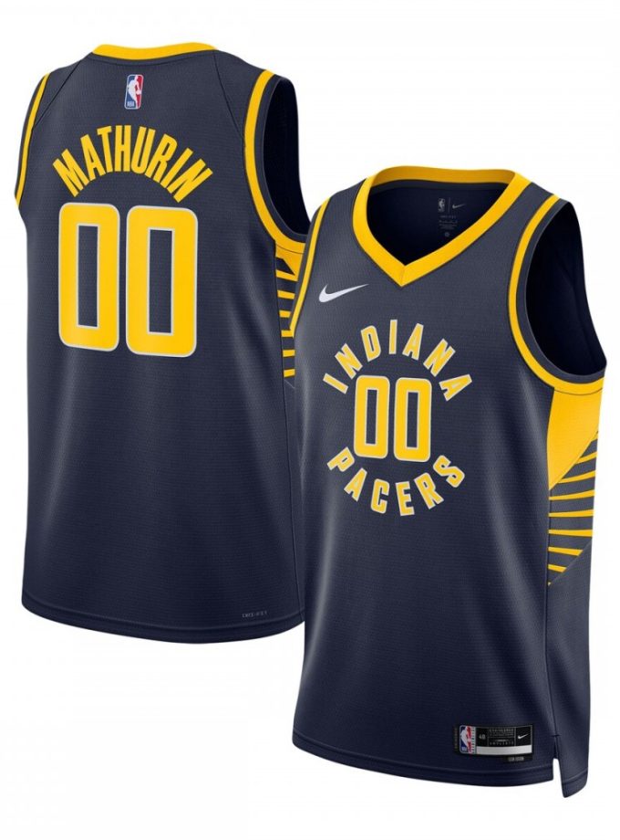 Bennedict Mathurin Indiana Pacers Nike Unisex Swingman Jersey - Icon Edition - Navy