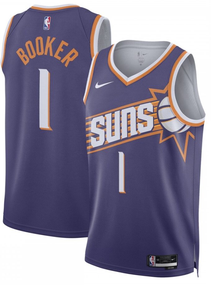 Devin Booker Phoenix Suns Nike Unisex Swingman Jersey - Icon Edition - Purple