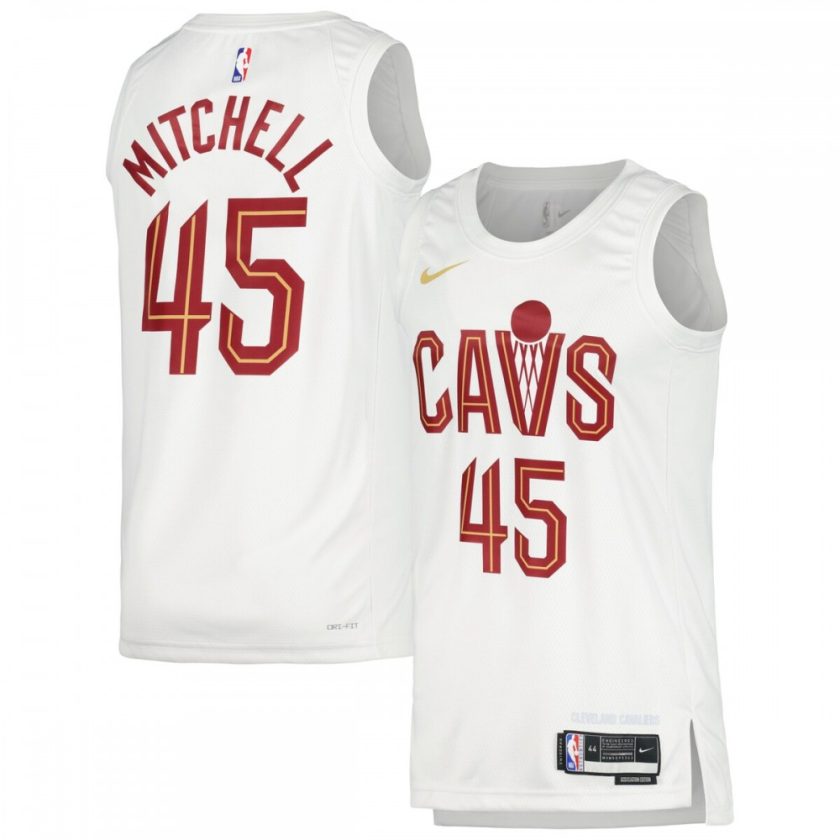 Donovan Mitchell Cleveland Cavaliers Nike Unisex Swingman Jersey - Association Edition - White