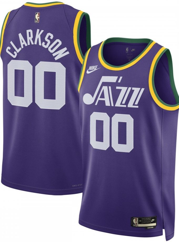 Jordan Clarkson Utah Jazz Nike Unisex Swingman Replica Jersey - Classic Edition - Purple