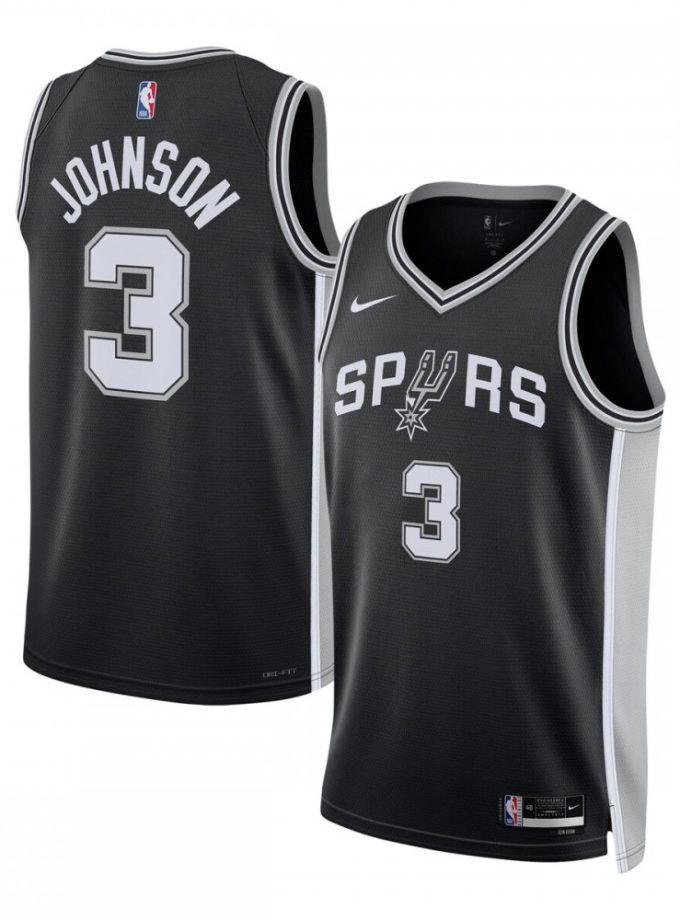 Keldon Johnson San Antonio Spurs Nike Unisex Swingman Jersey - Icon Edition - Black