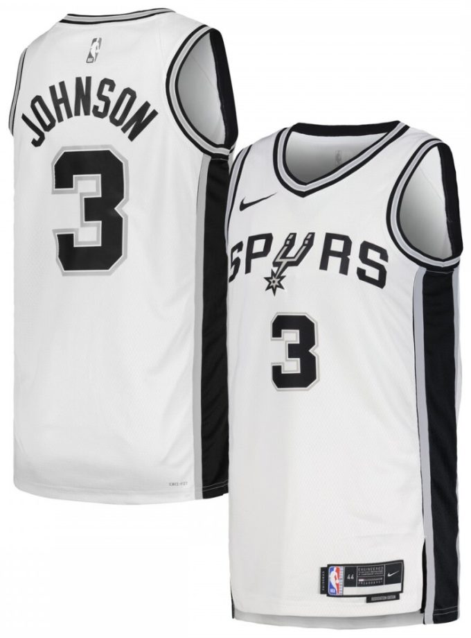 Keldon Johnson San Antonio Spurs Nike Unisex Swingman Jersey - Association Edition - White