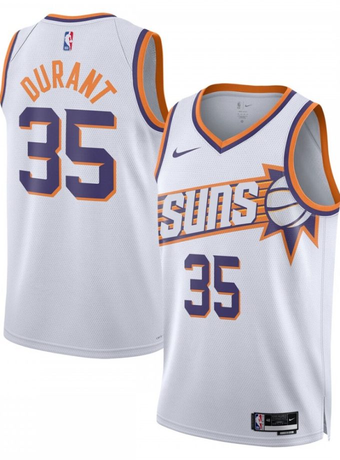 Kevin Durant Phoenix Suns Nike Unisex Swingman Jersey - Association Edition - White