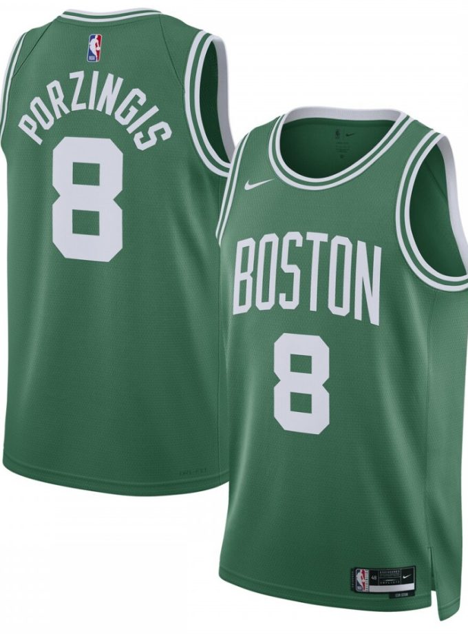 Kristaps Porzingis Boston Celtics Nike Unisex Swingman Jersey - Icon Edition - Kelly Green