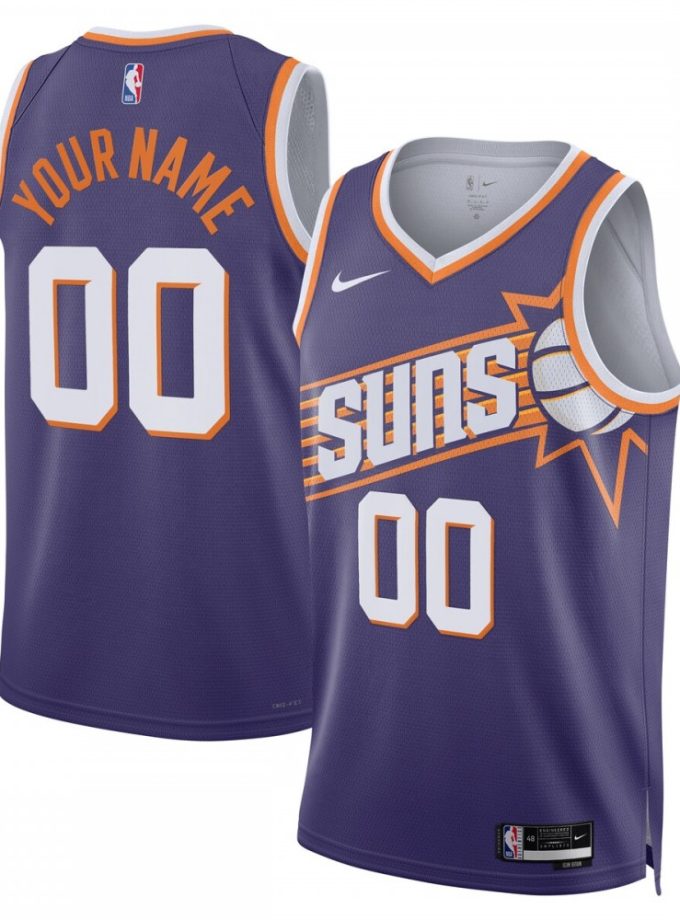 Phoenix Suns Nike Unisex Swingman Custom Jersey - Purple - Icon Edition