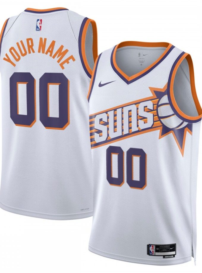 Phoenix Suns Nike Unisex Swingman Custom Jersey - White - Association Edition